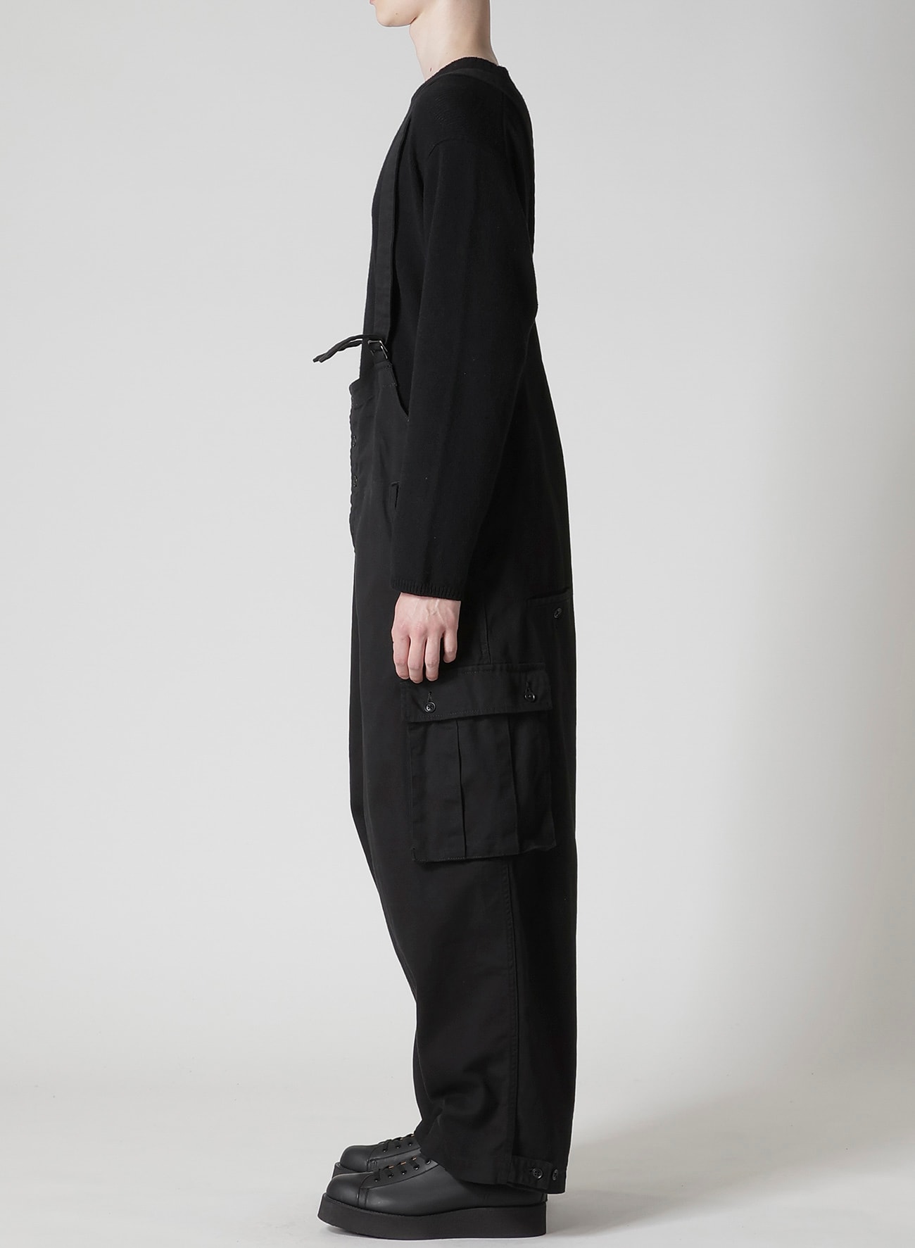 BLACK SCANDAL KATSURAGI WORK OVERALLS(XS Black): Yohji Yamamoto