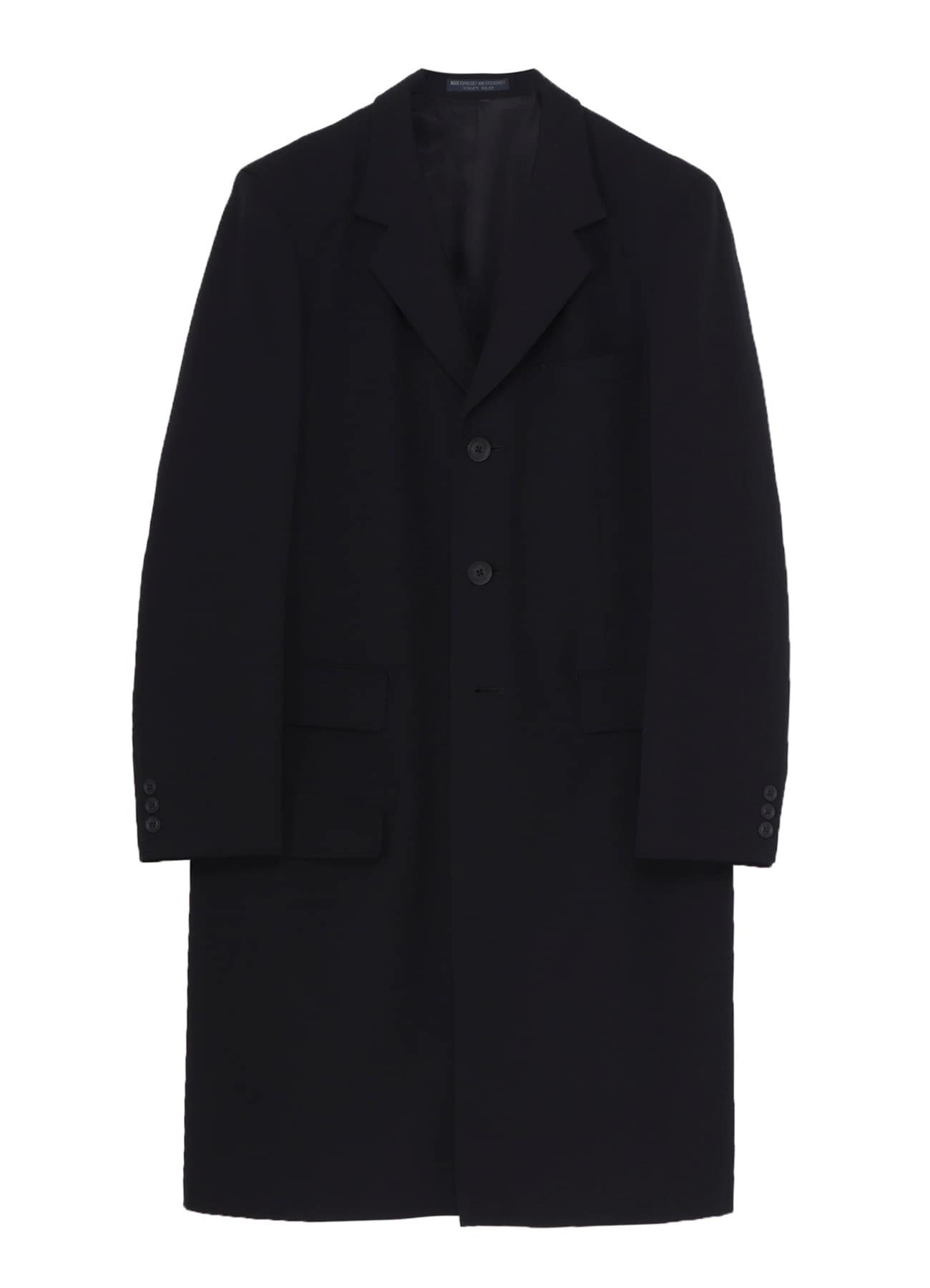 REGULATION GABARDINE DOCTOR'S JACKET(S Black): Yohji Yamamoto POUR
