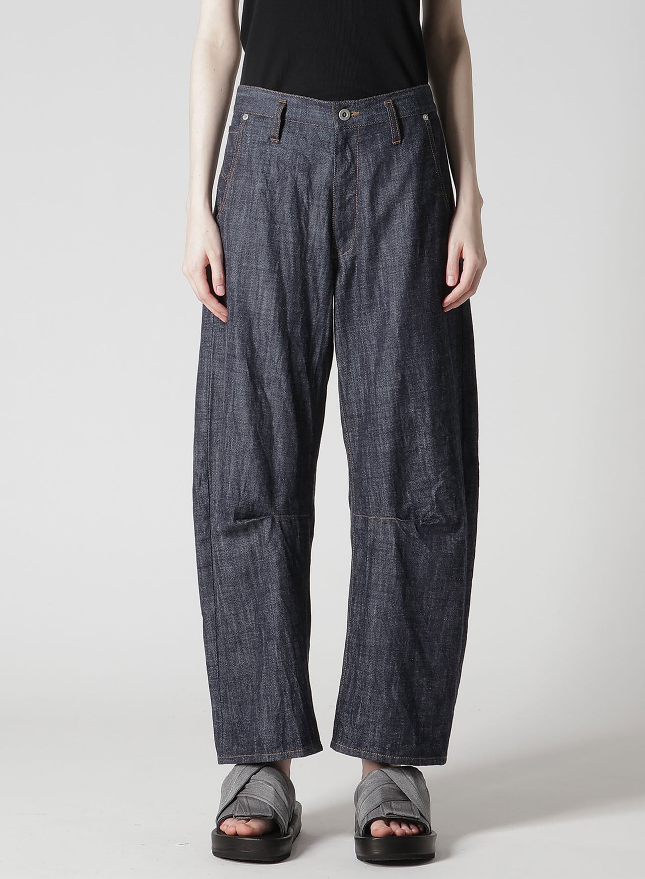80OZ DENIM WIDE PANTS(XS Indigo): Y's｜THE SHOP YOHJI YAMAMOTO