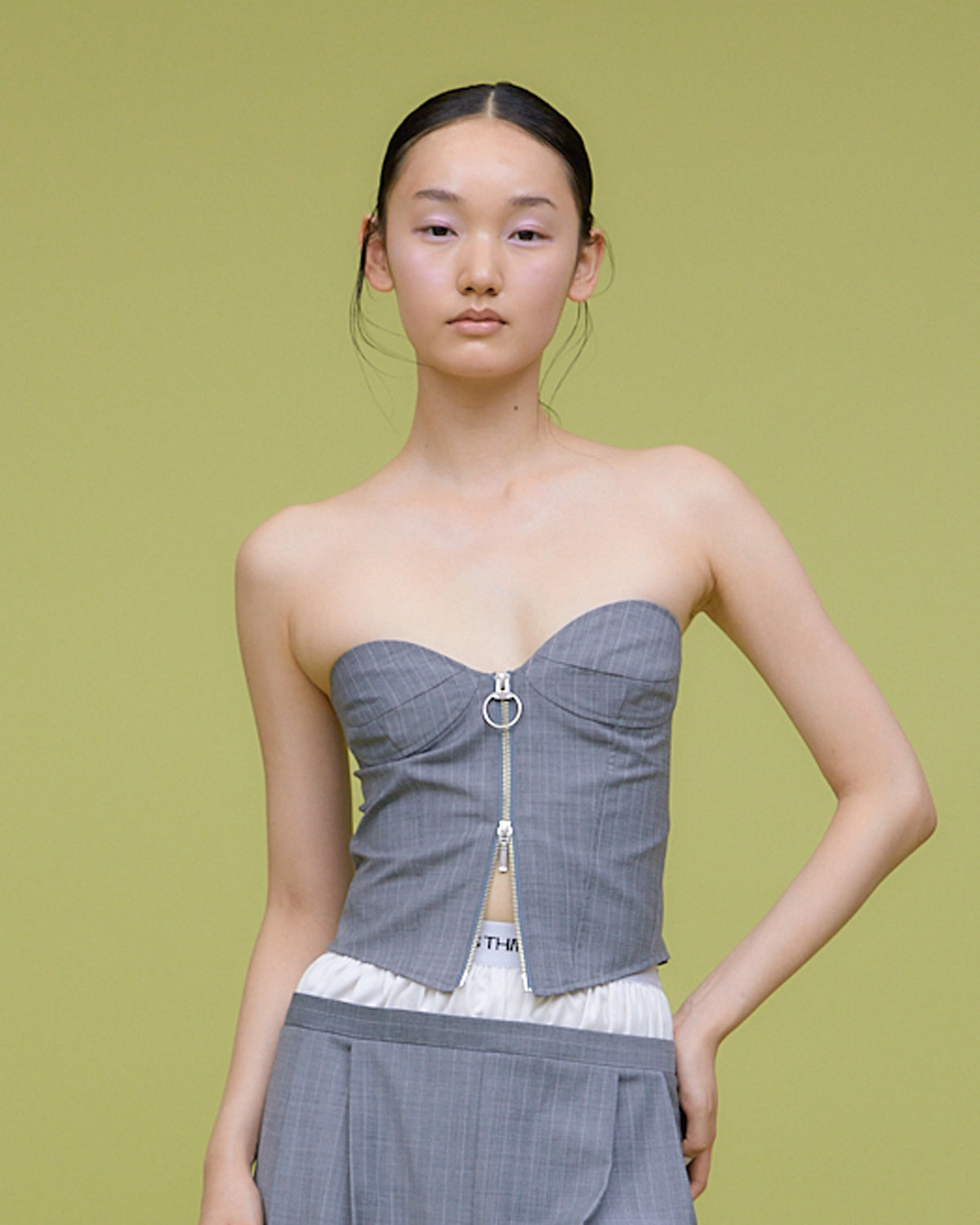 T/W FRONT ZIP BUSTIER | | STORE | THINGS THAT MATTER ONLINE STORE