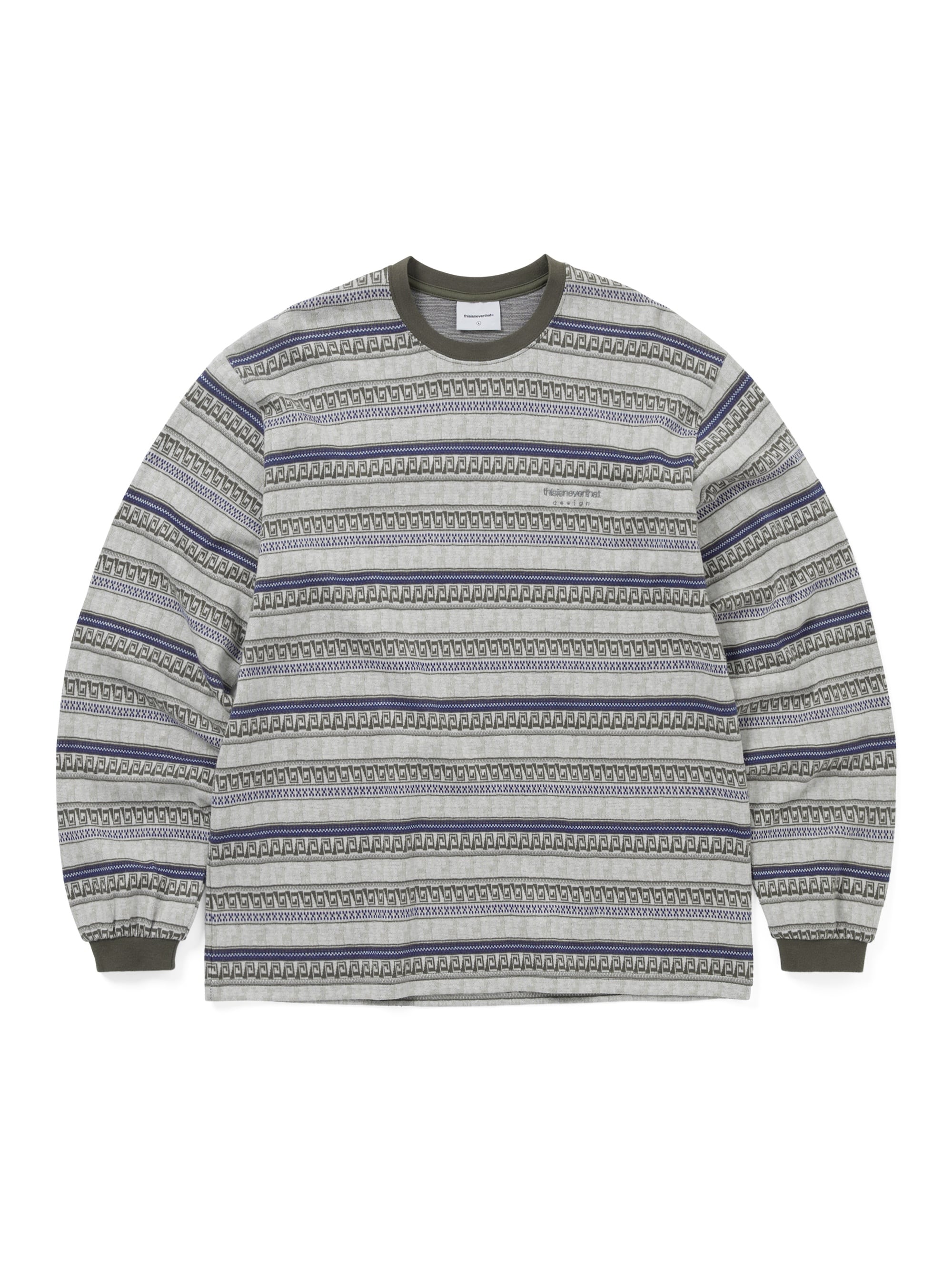 Pattern Striped L/S Tee – thisisneverthat® JP