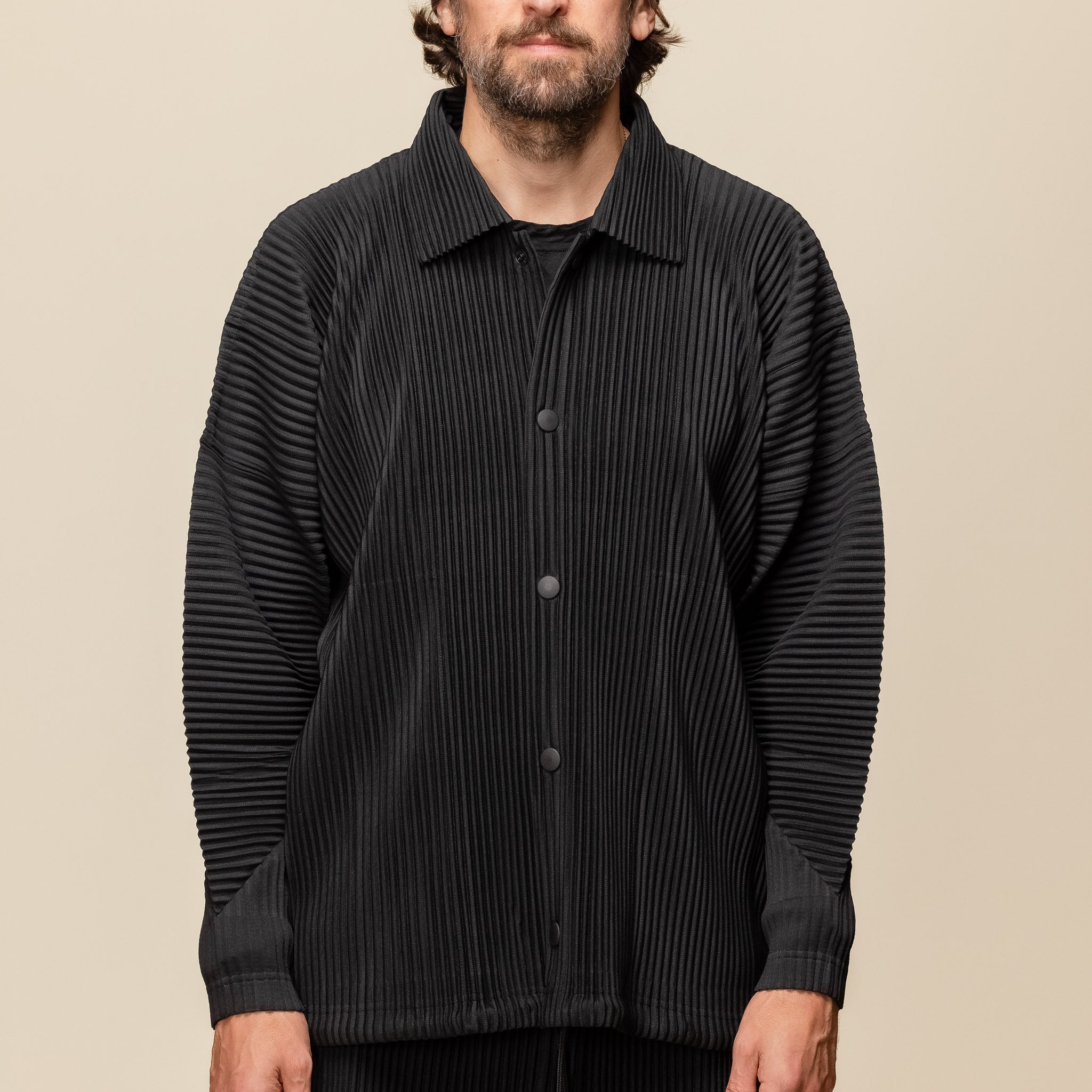 Homme Plissé Issey Miyake - Coach Jacket - Black | T.T.O.O