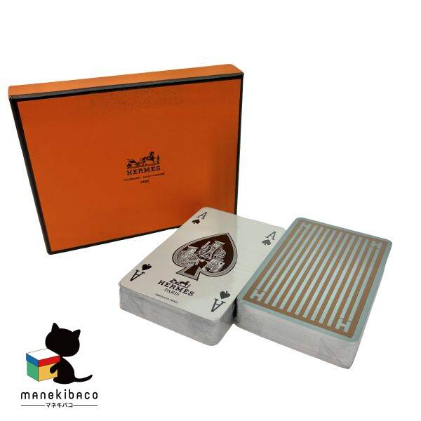 新品】エルメス HERMES イヤーズギフト 2018 トランプ 2個 レア 新品