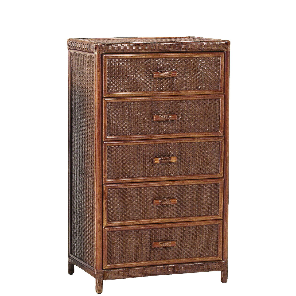 楽天市場】ラタンチェスト 5段の通販