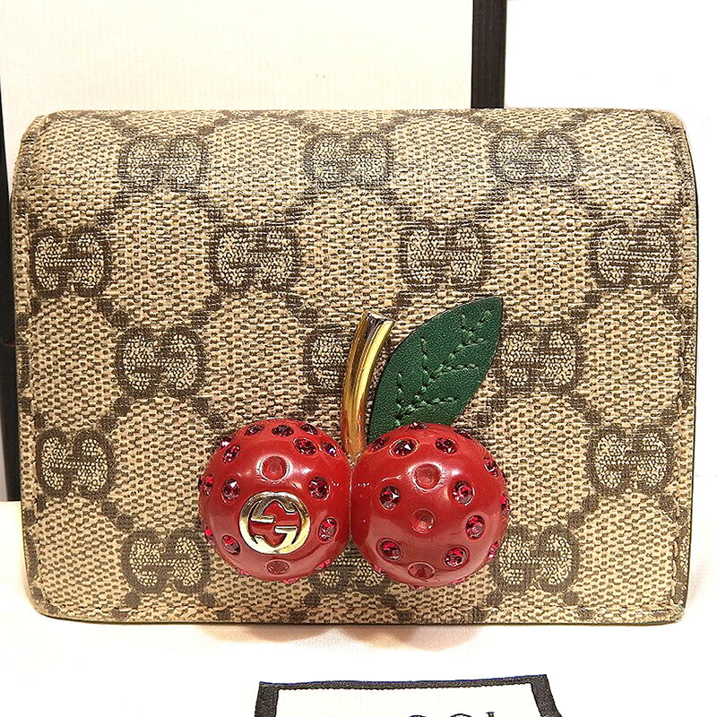 楽天市場】グッチ ggスプリーム 財布 チェリーの通販