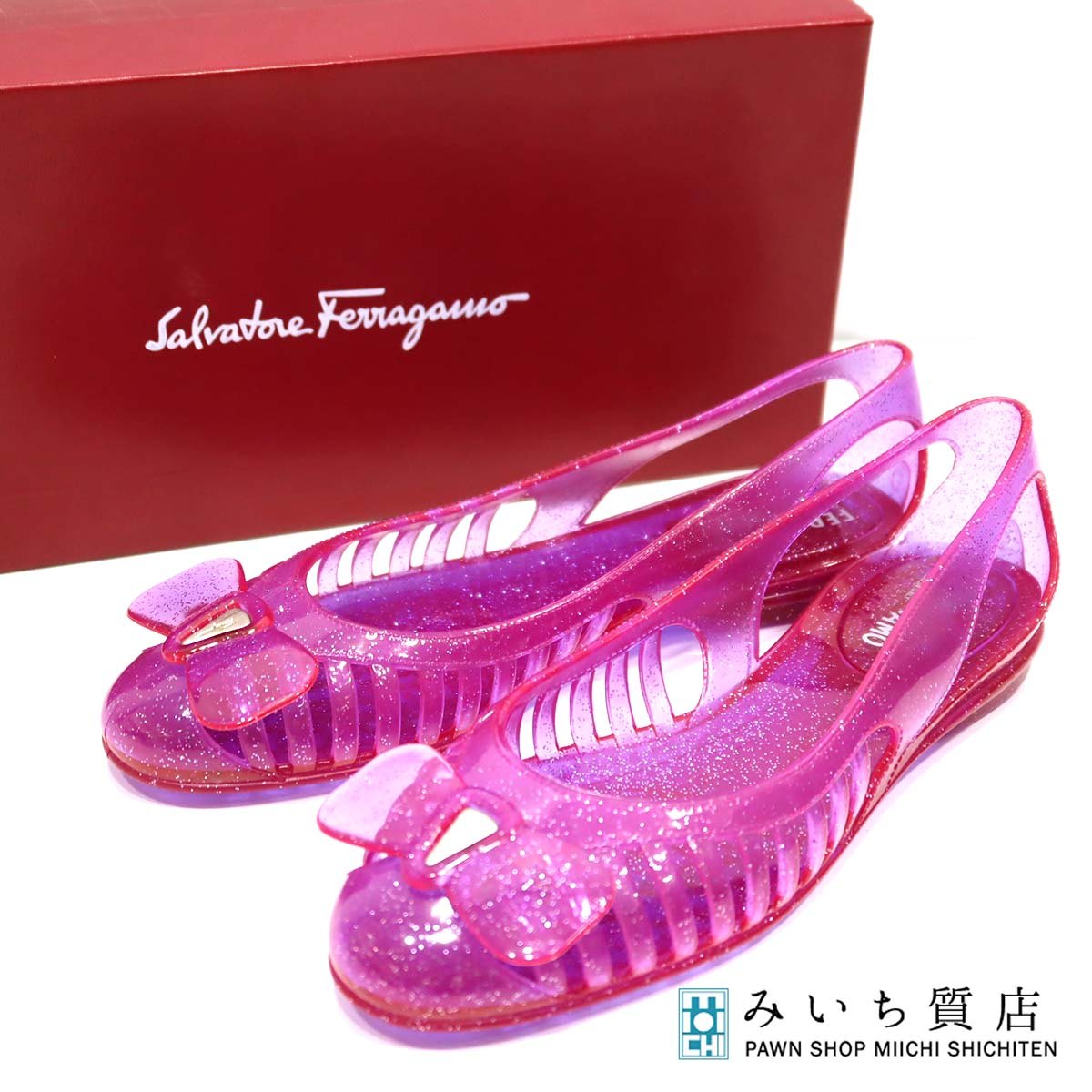 新品未使用】フェラガモ GROOVE ラバーサンダル サイズ7 【公式通販】