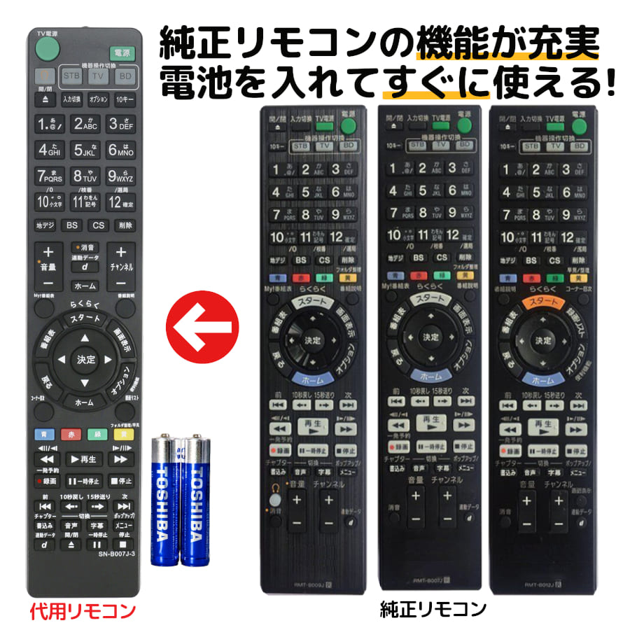 楽天市場】BDZ－AT970T（リモコン｜アクセサリー・部品）：TV