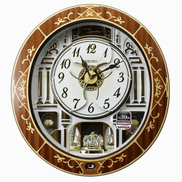 楽天市場】セイコー 掛け時計 電波 象嵌の通販