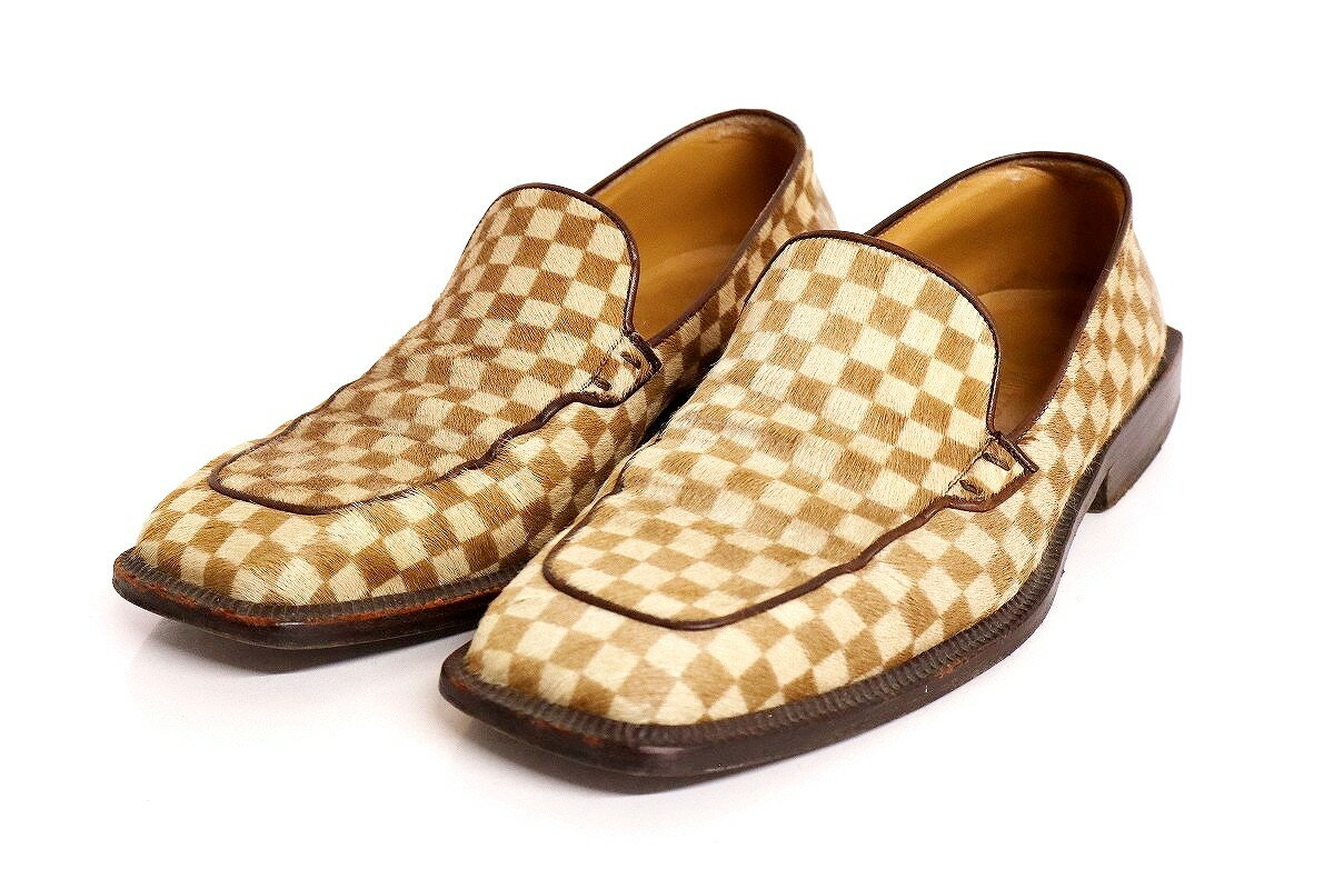 楽天市場】ダミエ ヴィトン（ブランドルイ・ヴィトン）（ローファー