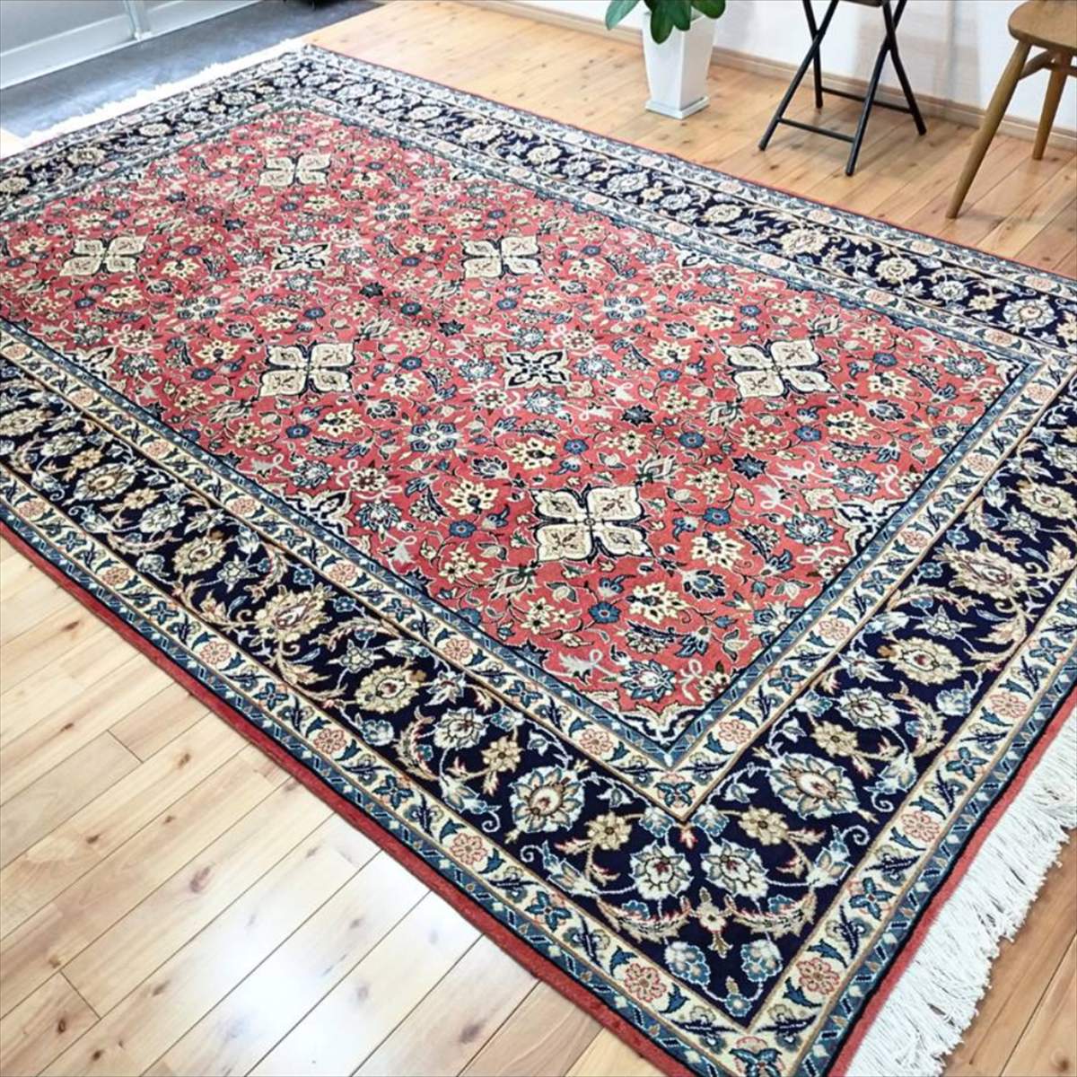 楽天市場】ペルシャ絨毯 カシャーン（カーペット・ラグ｜カーペット