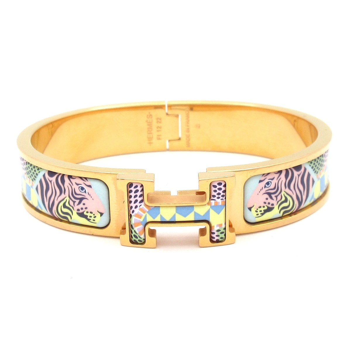 楽天市場】エルメス バングル ブルー ゴールドの通販