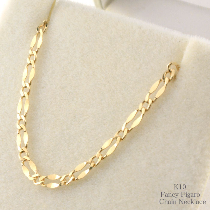 楽天市場】10k フィガロ ネックレス ゴールドの通販