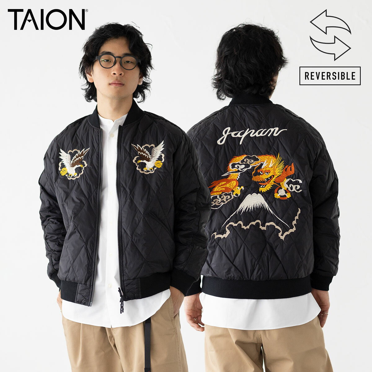 楽天市場】スカジャン ベロア（サイズ（S/M/L）S）（メンズ