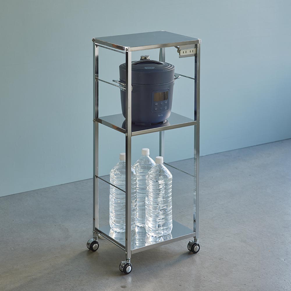 楽天市場】キッチンワゴン キャスター付き ディノスの通販