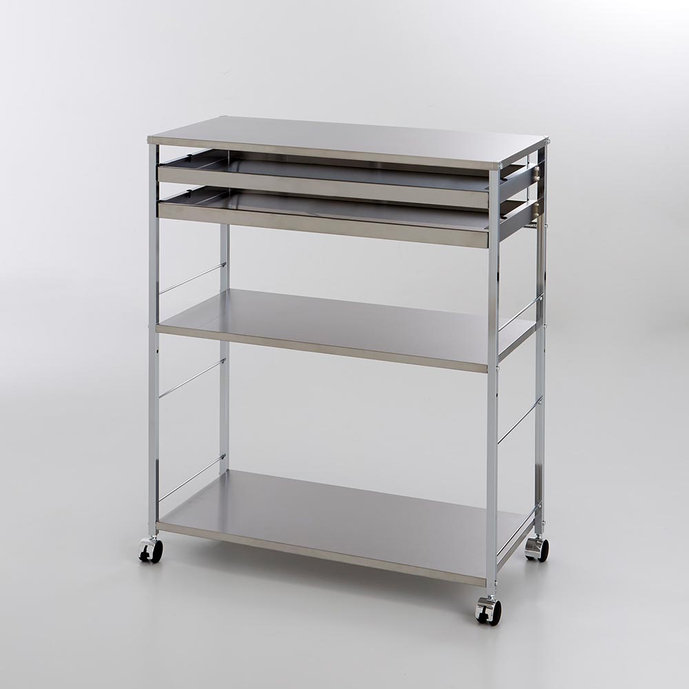 楽天市場】キッチンワゴン キャスター付き ディノスの通販