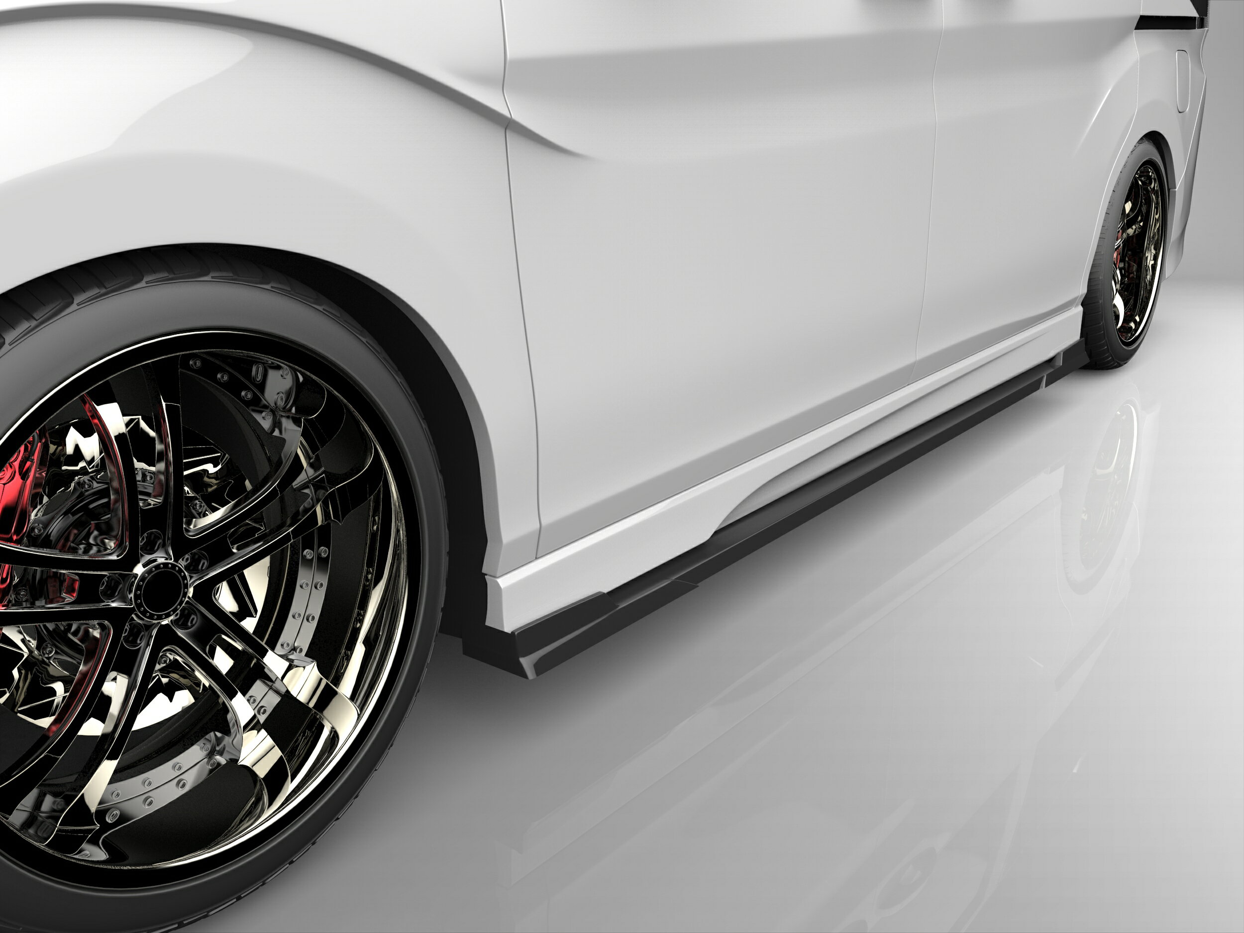 楽天市場】ステップワゴン rk5（サイドスポイラー｜外装・エアロパーツ