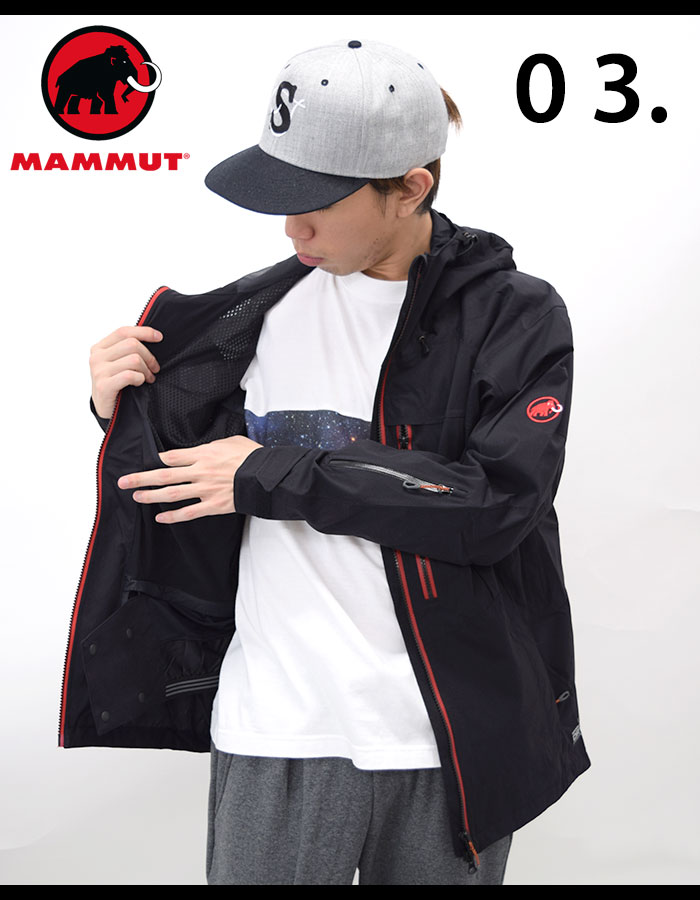 楽天市場】マムート MAMMUT ジャケット メンズ ドライテック サイド