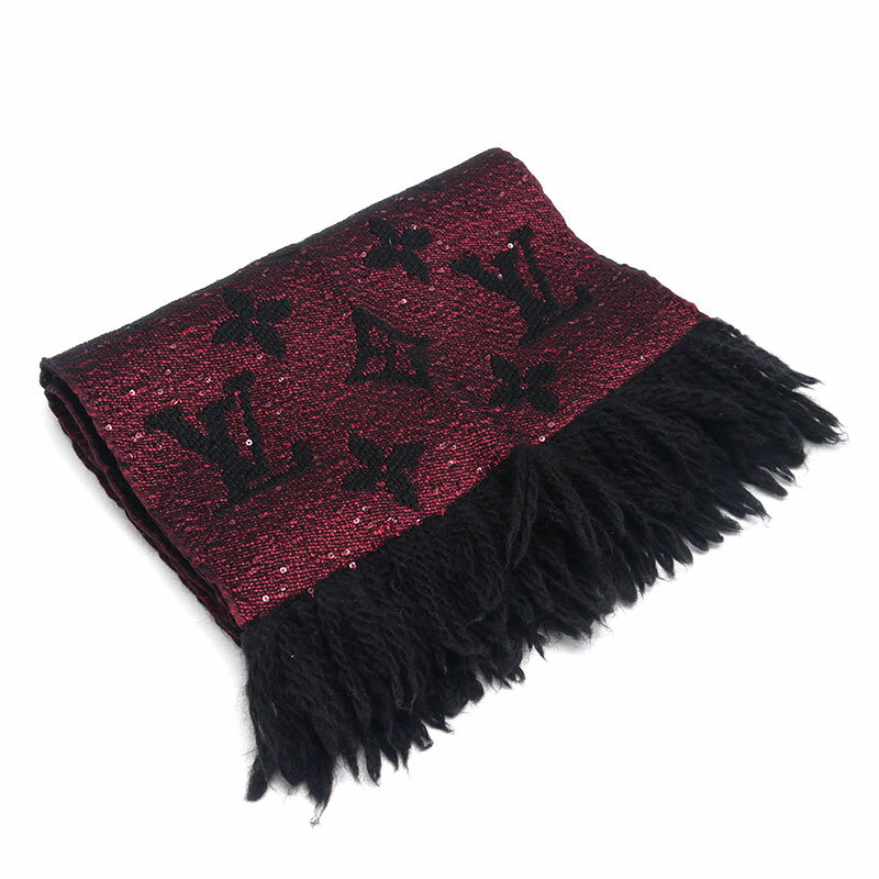 楽天市場】ルイヴィトン マフラー 黒 エシャルプ・ロゴマニアの通販