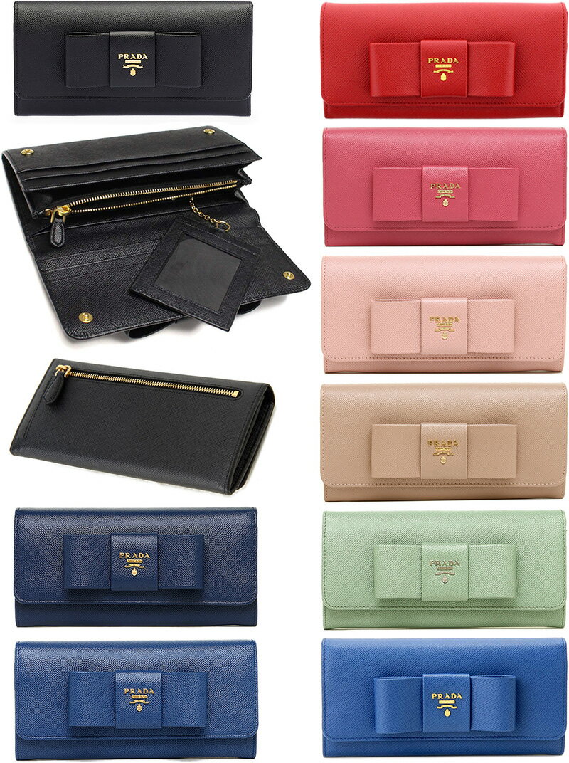 楽天市場】プラダ 長財布 リボン（素材（生地・毛糸）本革