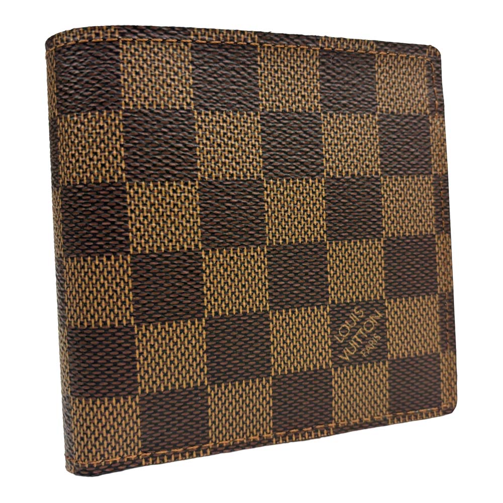 楽天市場】ルイヴィトン ダミエ ポルトフォイユ マルコ 二つ折り財布の通販
