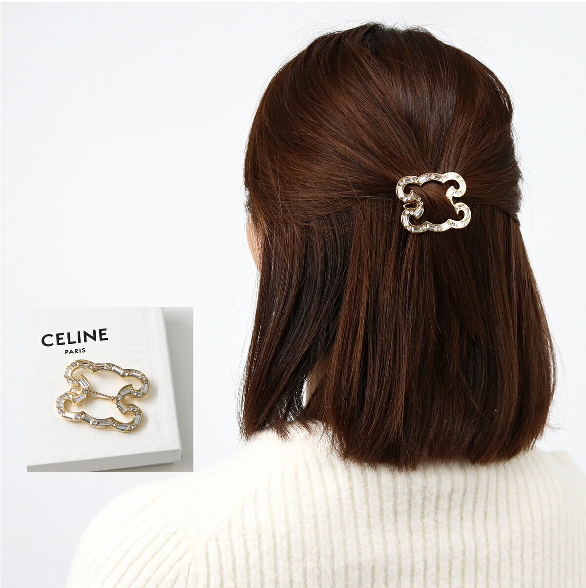 楽天市場】celine（ヘアアクセサリー｜レディースジュエリー