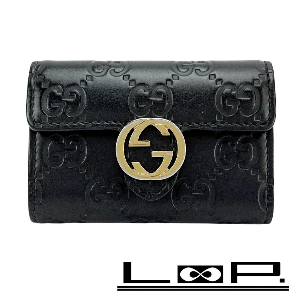 楽天市場】グッチ 6連キーケース gucci グッチシマ ブラック