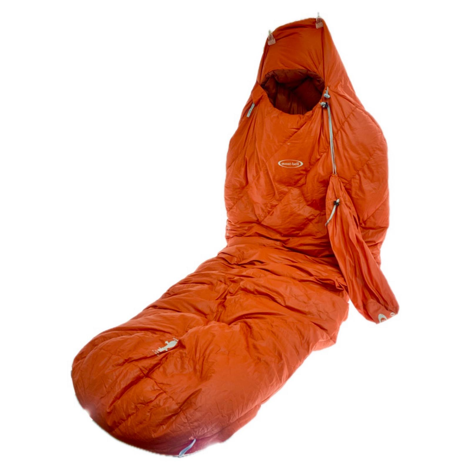 montbell ダウンハガー #0 オレンジ イニシャルあり montbell