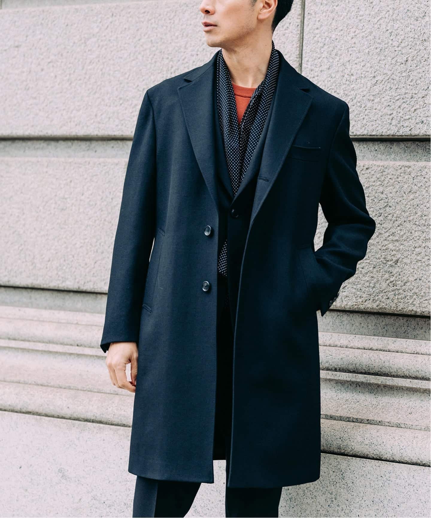 楽天市場】エディフィス チェスターコート カシミアの通販