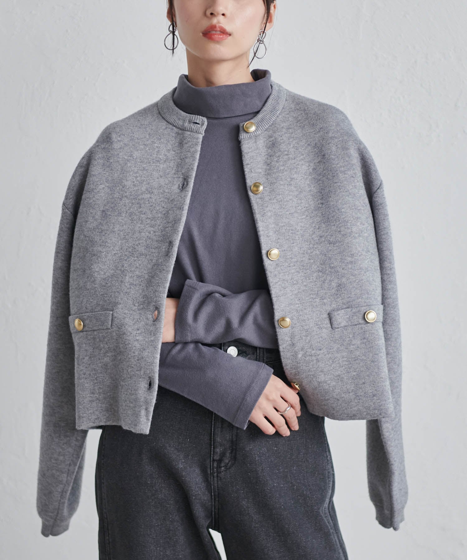 楽天市場】ネイビー（カーディガン・ボレロ｜トップス）：レディース