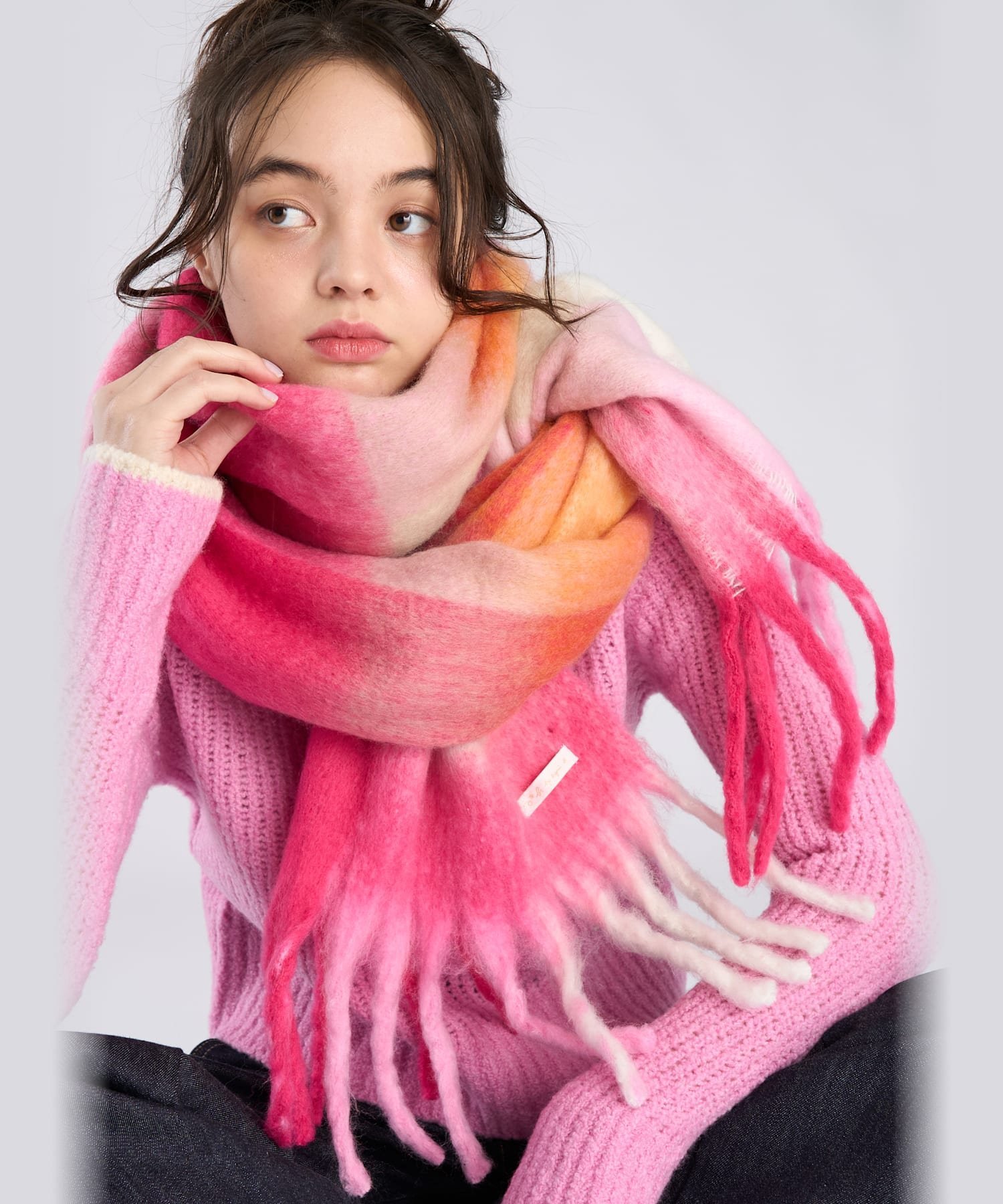 楽天市場】ブラックピンク ジェニー マフラーの通販