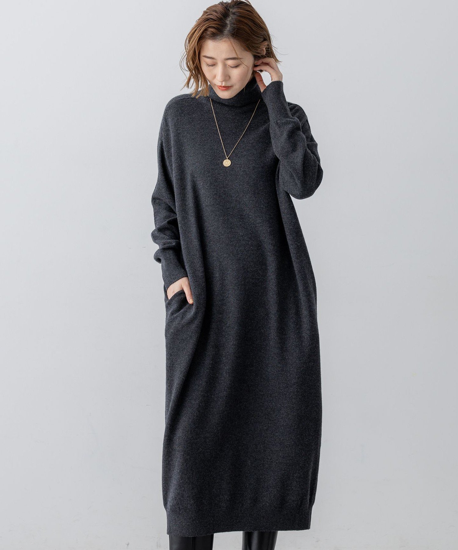 楽天市場】23区 タートル ニットの通販