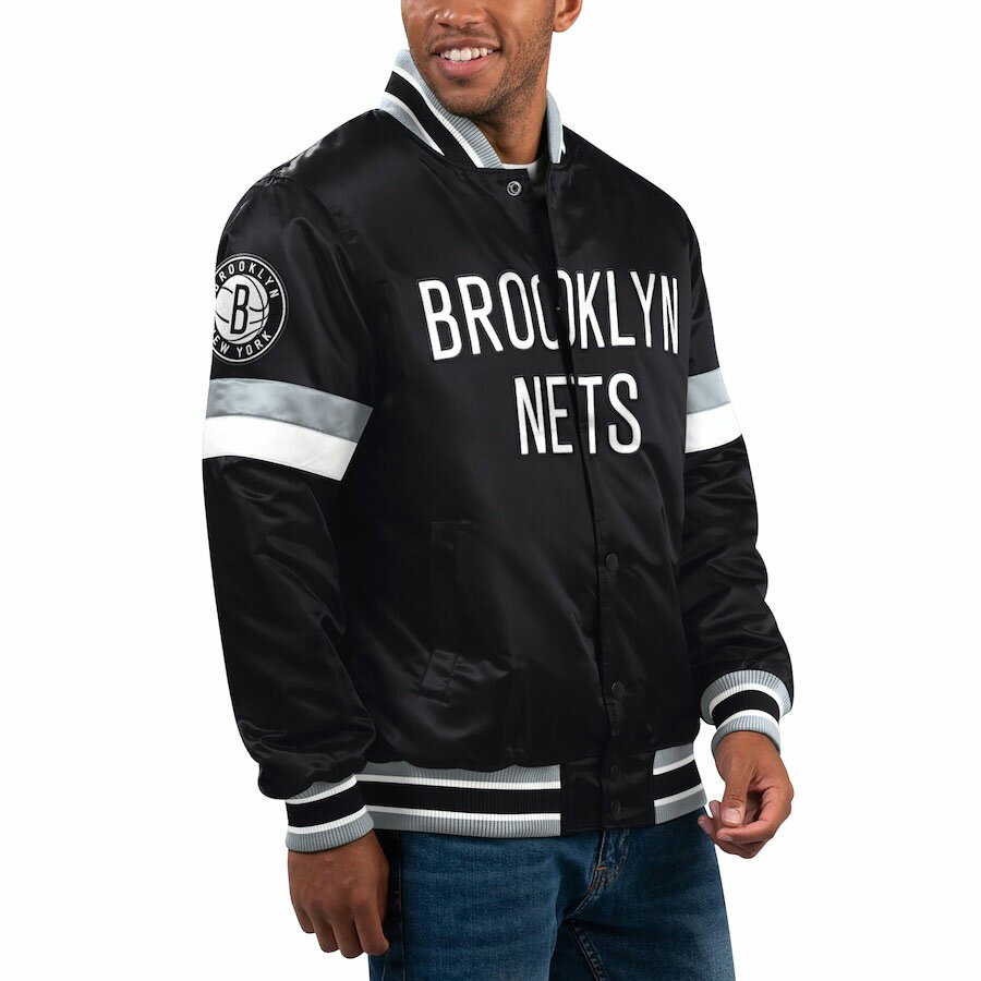 楽天市場】brooklyn nets（種類（コート・ジャケット）スタジャン