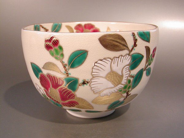 楽天市場】抹茶茶碗 仁清 椿の通販