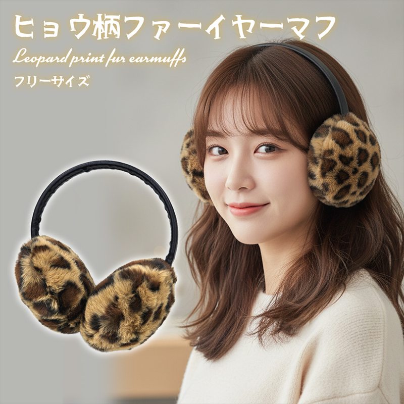 楽天市場】イヤーマフ（柄ヒョウ・レオパード）の通販
