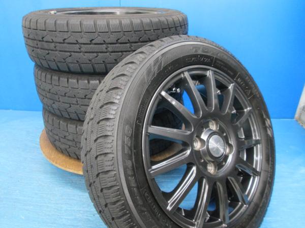 楽天市場】155 65r14 スタッドレス ホイール セット 中古の通販