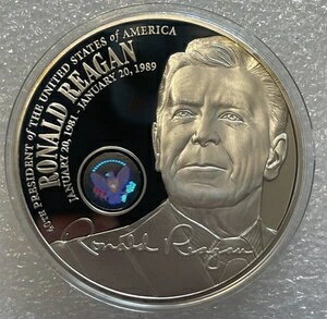 1983年 ロナルド・レーガン 記念メダル 純銀 1983年 ロナルド