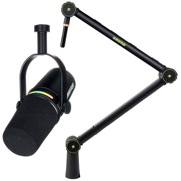 Shure MV7 Plus Broadcast Arm Bundle – United States