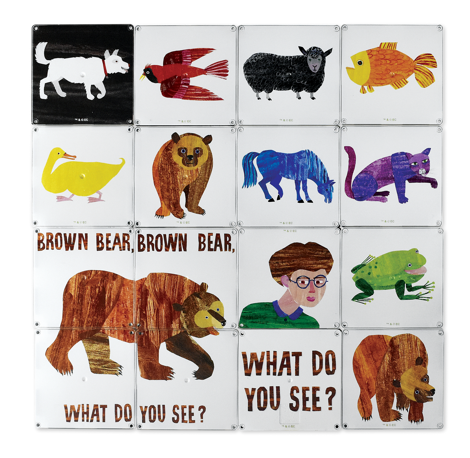 Eric Carle - Brown Bear Brown Bear by CREATEON + Board Book