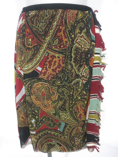 Jean Paul GAULTIER FEMME / ニット付き総柄パワーネットスカート