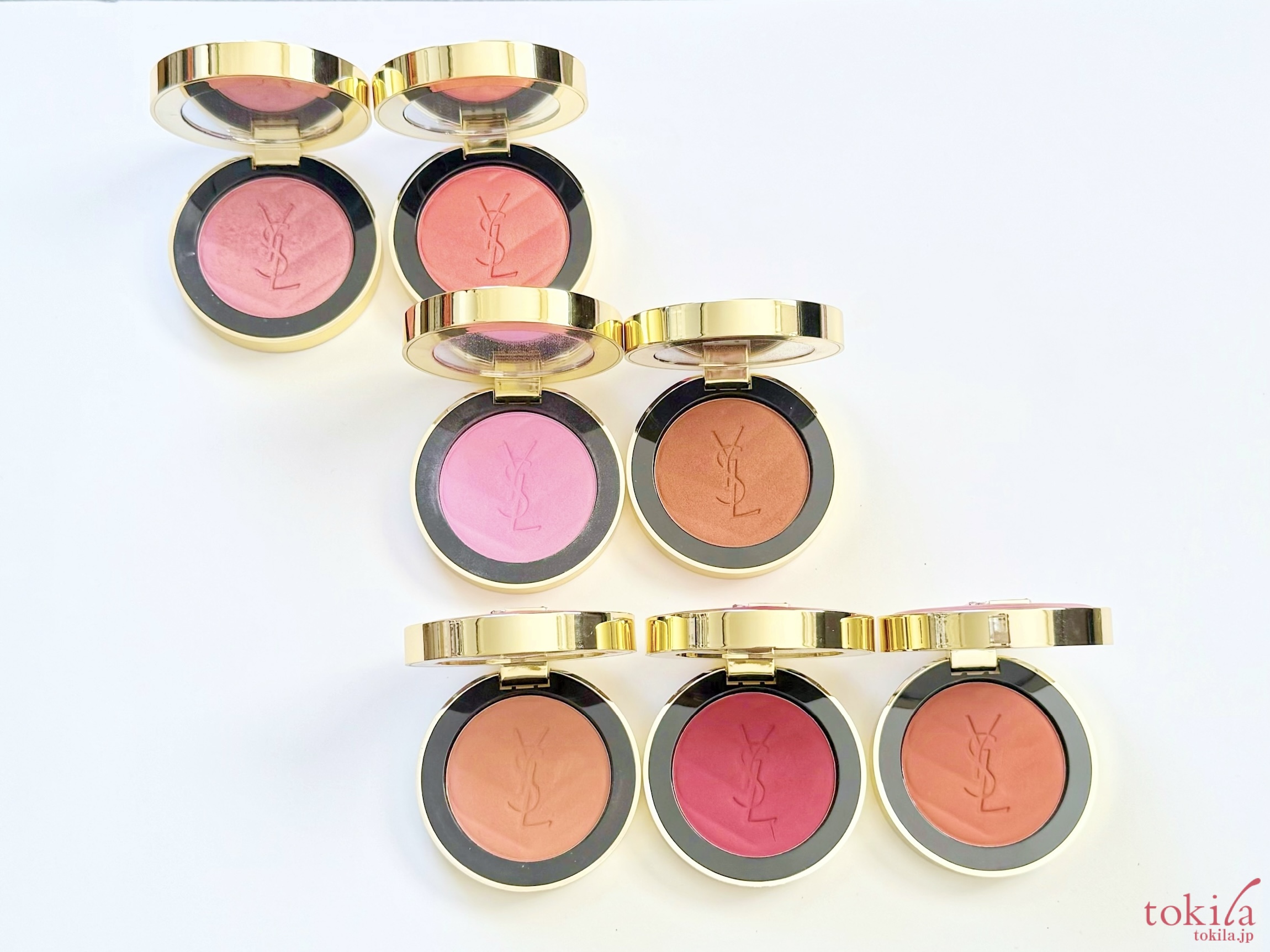 全色お試し】反則級の可愛さ！YSL メイクミー ブラッシュ パウダー