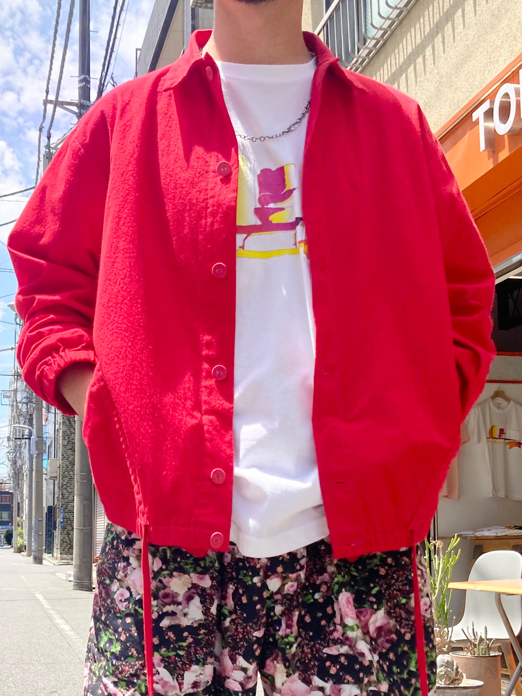 frank leder / フランクリーダー】60's VINTAGE BEDSHEET DRAWSTRING