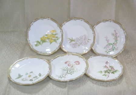 ノリタケ GALA CONTESSA「ガラコンテッサ」 18cmケーキ皿6枚セット