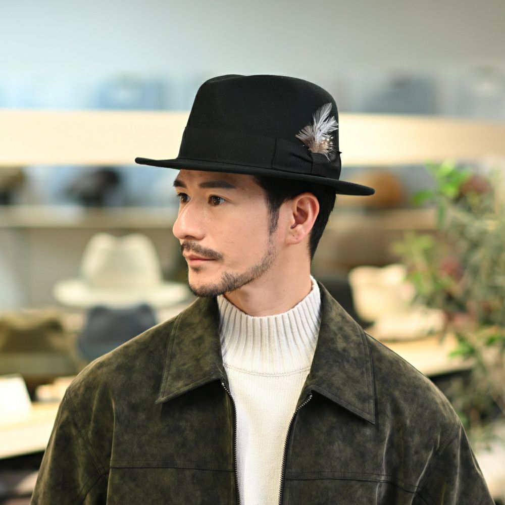 ステットソン フェルトハット CRUSHABLE WOOL HAT（クラッシャブル