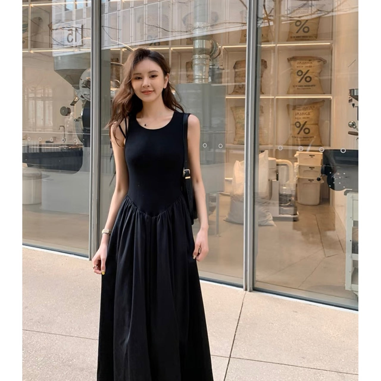 タンクトップ切り替えワンピース – TORUGATO