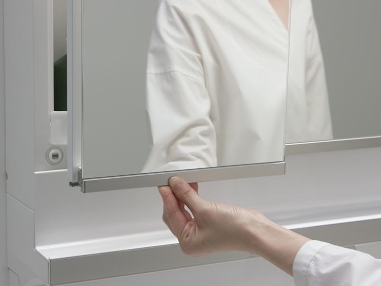 洗面所：【2022年8月発売】オクターブ スウィング三面鏡 | 洗面(洗面台