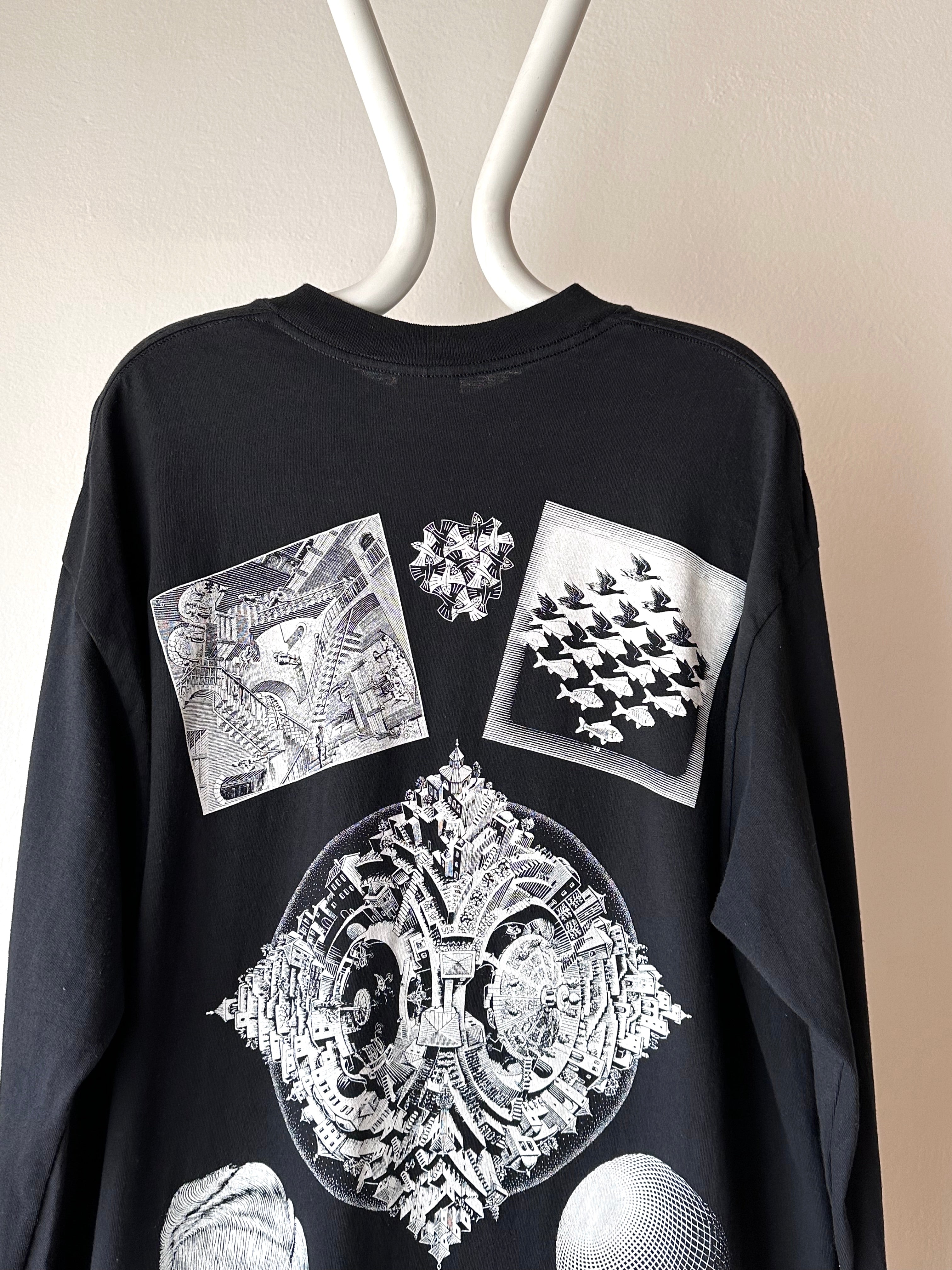 エミリオプッチモノクロ幾何学模様トップス