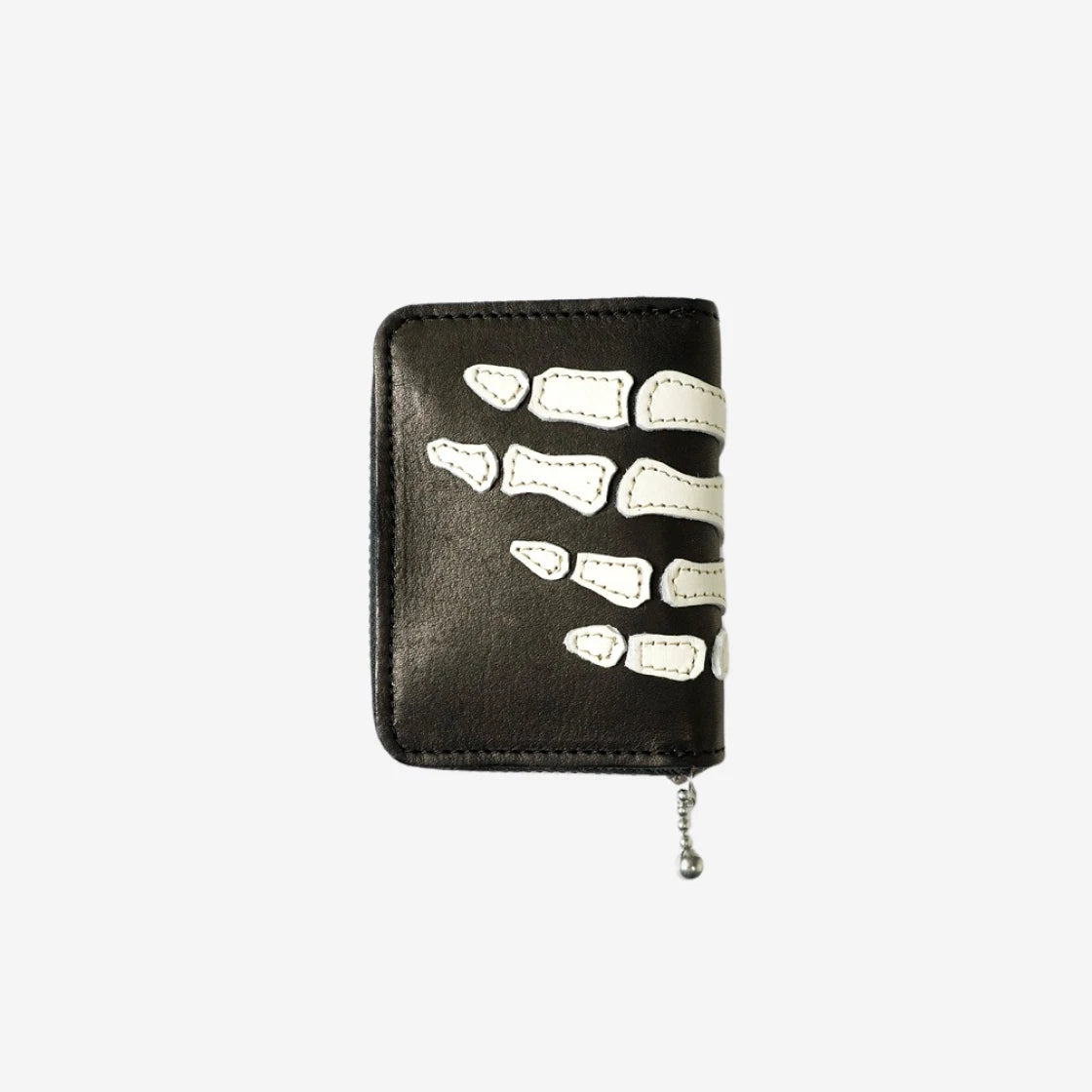 Kapital THUMB-UP BONE HAND ZIP Mini Wallet - Black – Totem Brand Co.