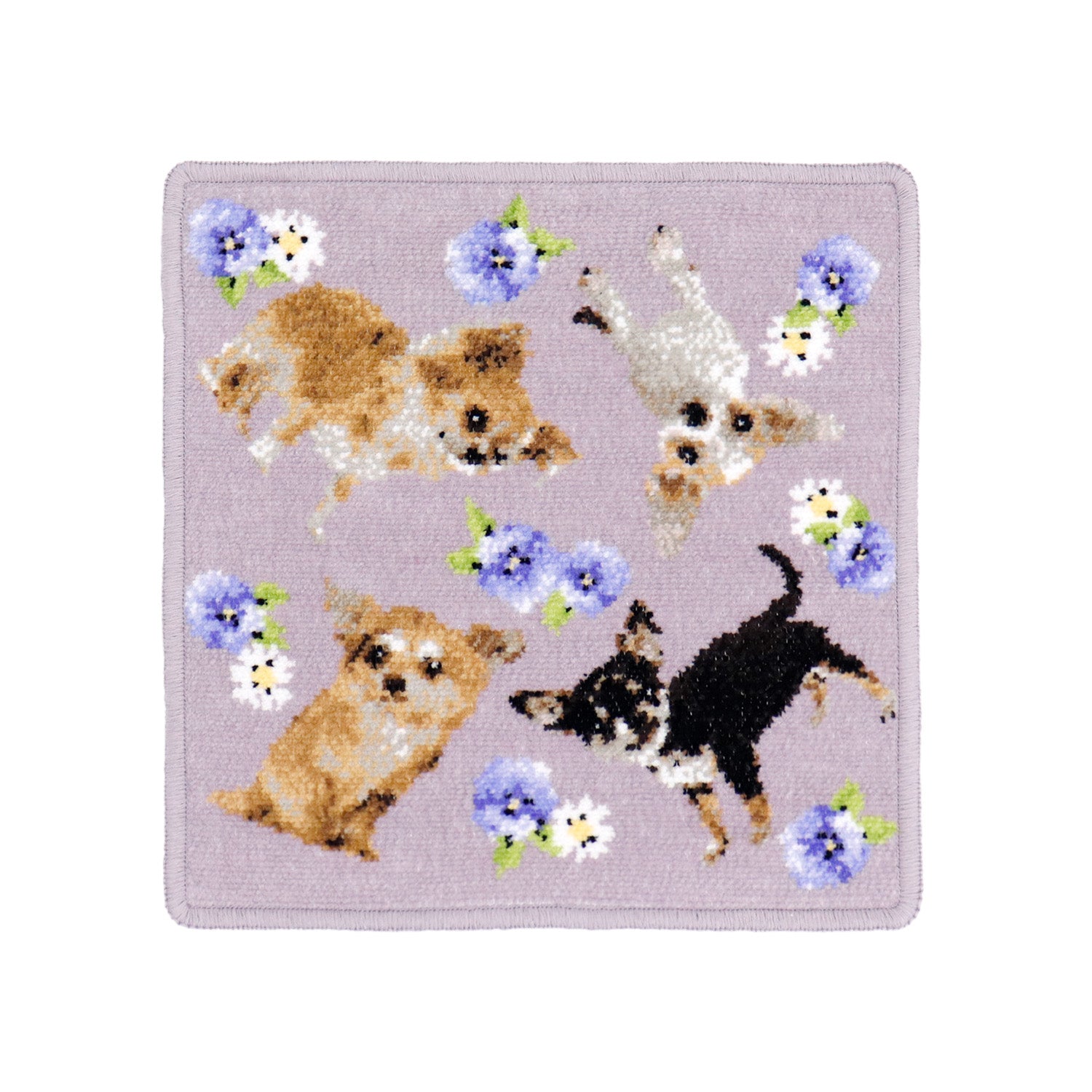 cococi wanko』チワワ シェニール織タオルハンカチ – タオル美術館公式