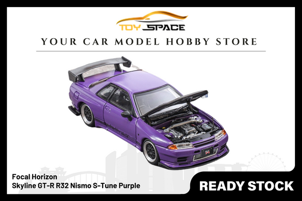 FOCAL HORIZON] 1/64 Skyline GT-R R32 Nismo S-Tune Purple