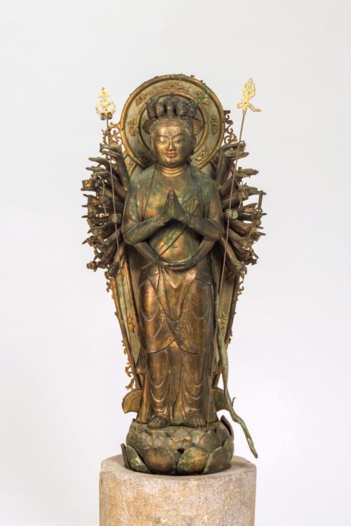 金銅千手観世音菩薩立像 | 文化遺産検索 | とやまの文化遺産